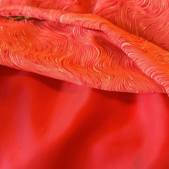 Positive Attitude Dress Orange Dress with beaded hem, Size 8 - Picture 8 of 8